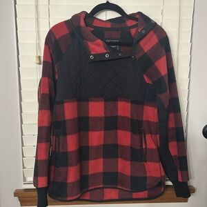 Abercrombie and Fitch buffalo check fleece